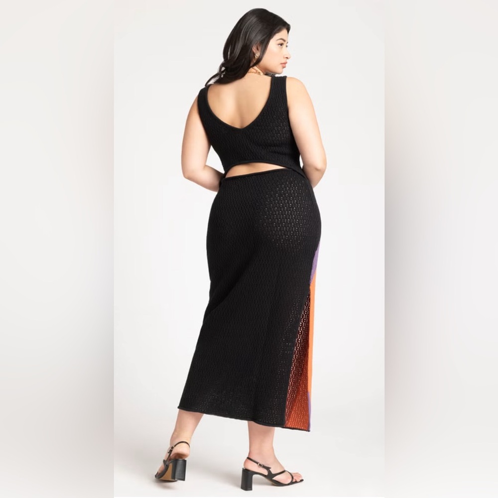 Crochet knit Midi Eloquii NWT - Picture 4 of 4